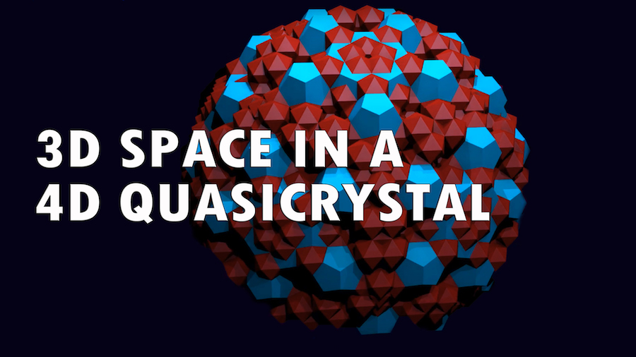 3D Space in a 4D Quasicrystal