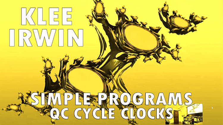 Simple Programs – QC Cycle Clocks